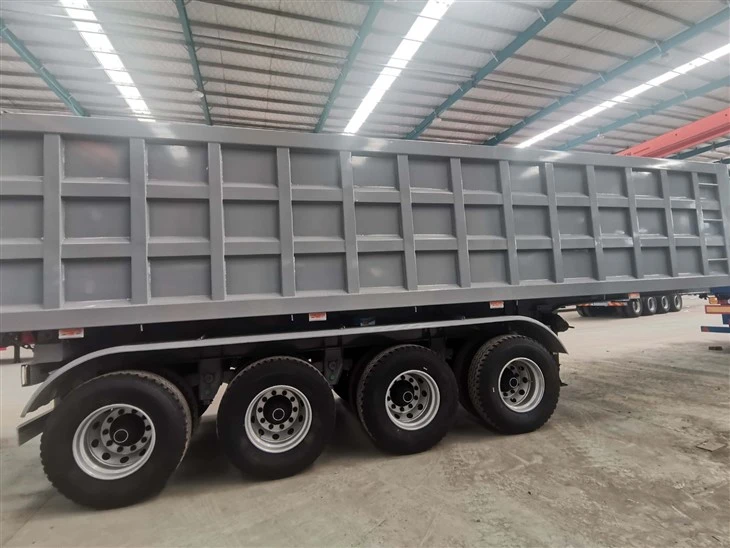 4 Axles 42 CBM Rear Dump Trailer price